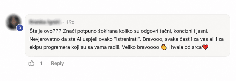 Iskustvo korisnice
