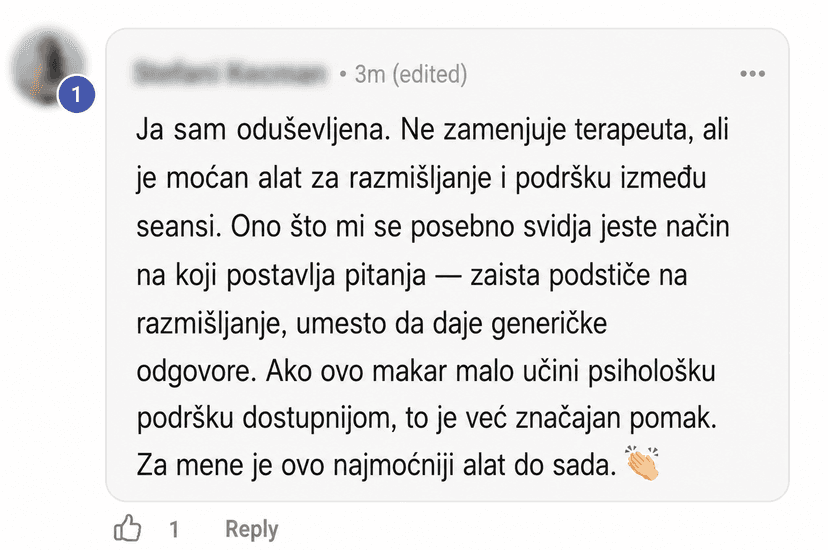 Iskustvo korisnice