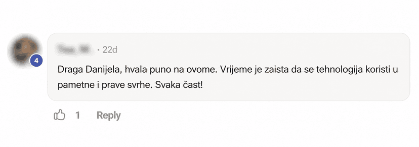 Iskustvo korisnice