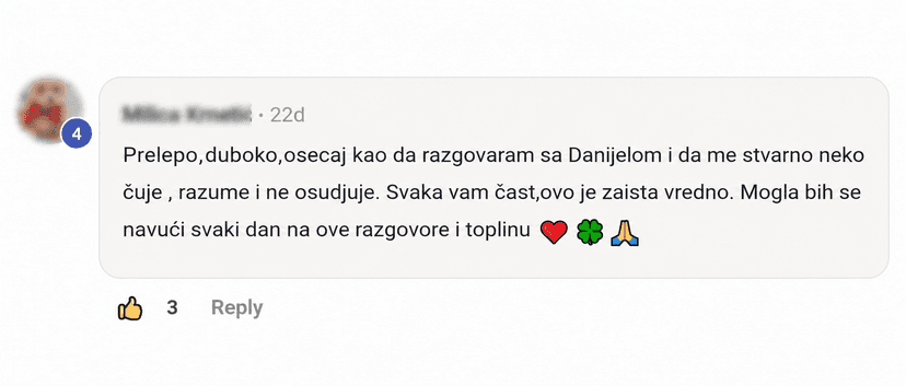 Iskustvo korisnice