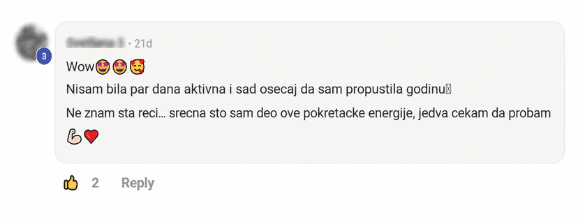 Iskustvo korisnice