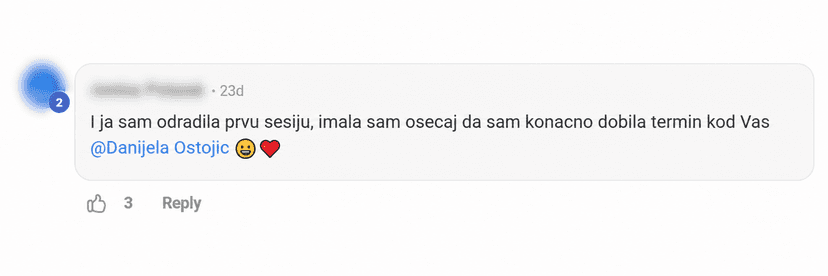 Iskustvo korisnice